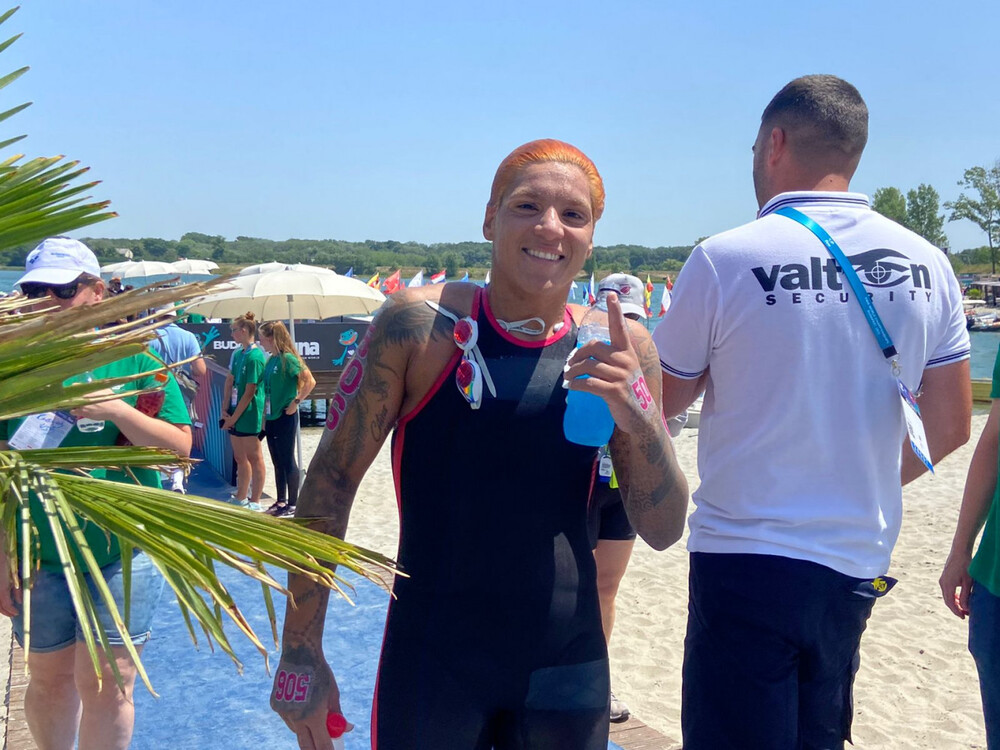 Divulgação/CBDA Geral - Ana Marcela é pentacampeã dos 25 km e sai de Budapeste com três medalhas