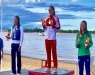 Divulgação/CBDA Maratonas Aquáticas - Aricia Peree conquista o bronze nos Jogos Sul-Americanos de Praia