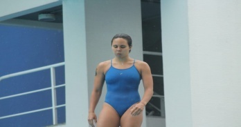 No trampolim de 3m, Tammy Galera faz índice para a Copa do Mundo da Fina