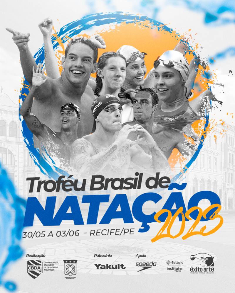 Troféu Brasil de Natação será disputado no Parque Aquático Santos Dumont, em Recife