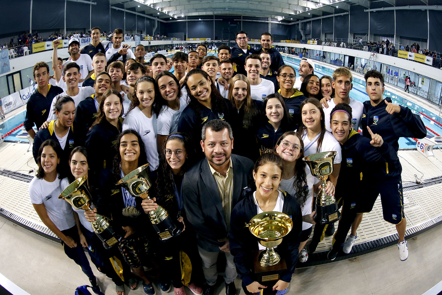 Natação e Polo feminino são campeões gerais do Sul-Americano Juvenil de Esportes Aquáticos