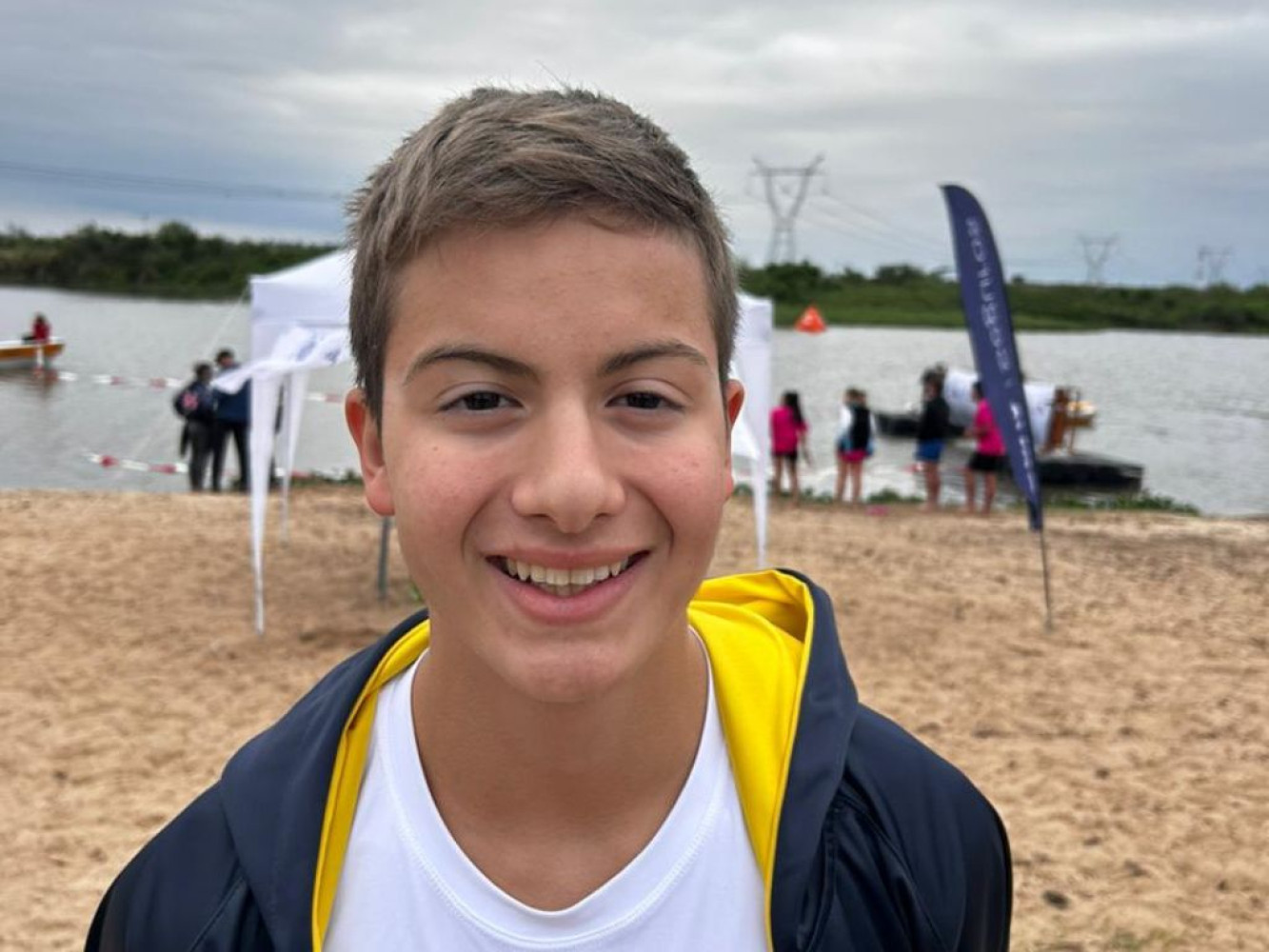 Brasil conquista quatro medalhas no primeiro dia de Águas Abertas no Sul-Americano Juvenil