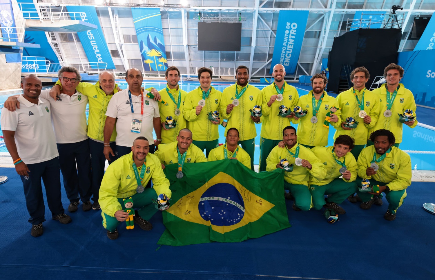 Polo Aquático brasileiro conquista prata e bronze nos Jogos Pan-Americanos  de Santiago - Notícia :: CBDA