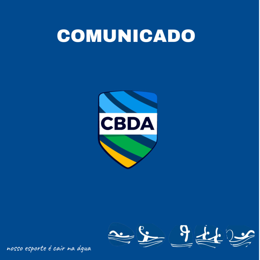 Comunicado - Credenciamento de imprensa para competições da CBDA