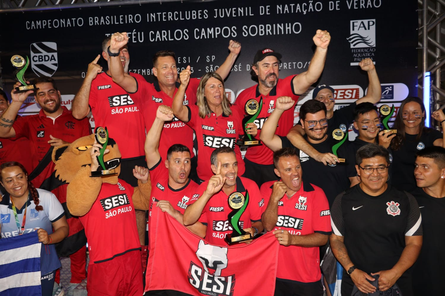 Sesi é campeão do Campeonato Brasileiro Juvenil de Natação de Verão