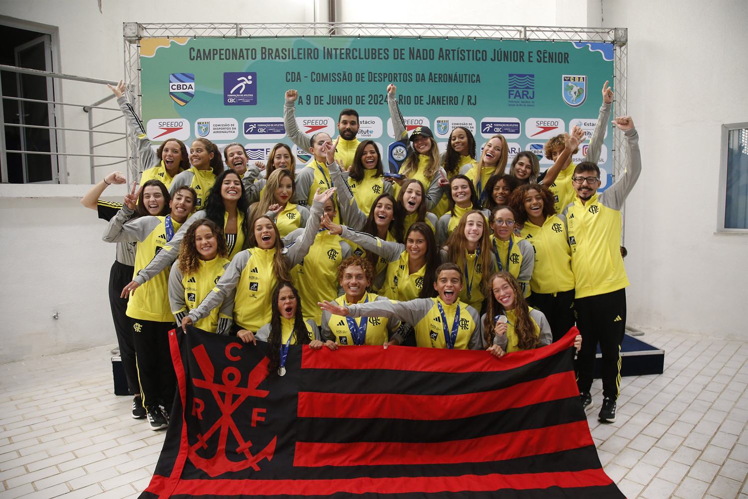 Paineiras e Flamengo são Campeões do Brasileiro Junior e Sênior de Nado Artístico