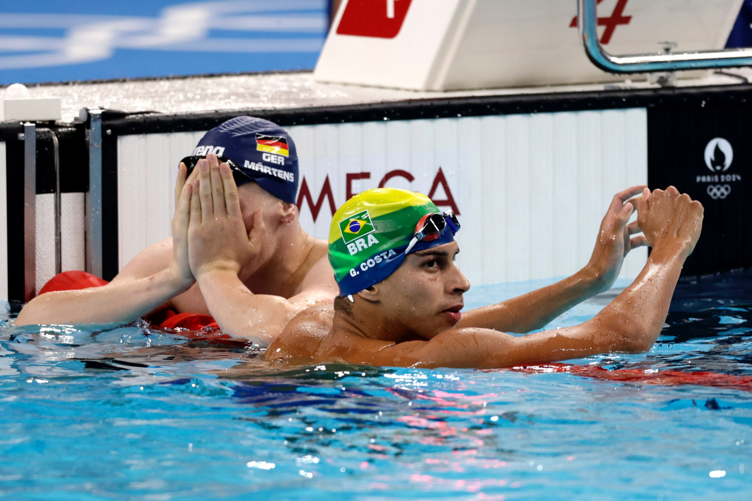 Guilherme Costa bate recorde Pan-Americano e é 5º nos 400m livre; Mafê é 7º