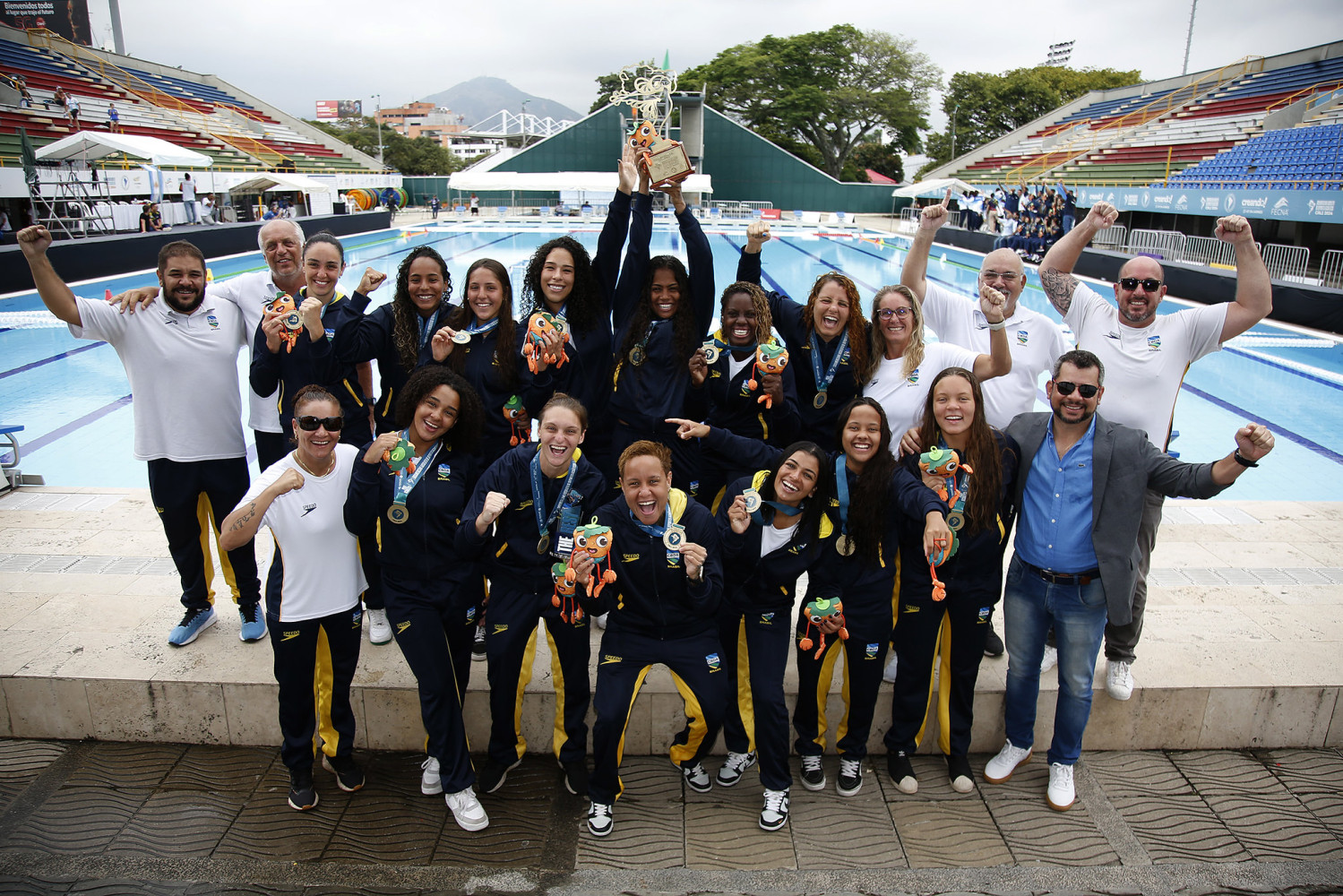 Brasil é campeão no Polo Aquático e Águas Abertas e encerra Sul-Americano com 84 medalhas