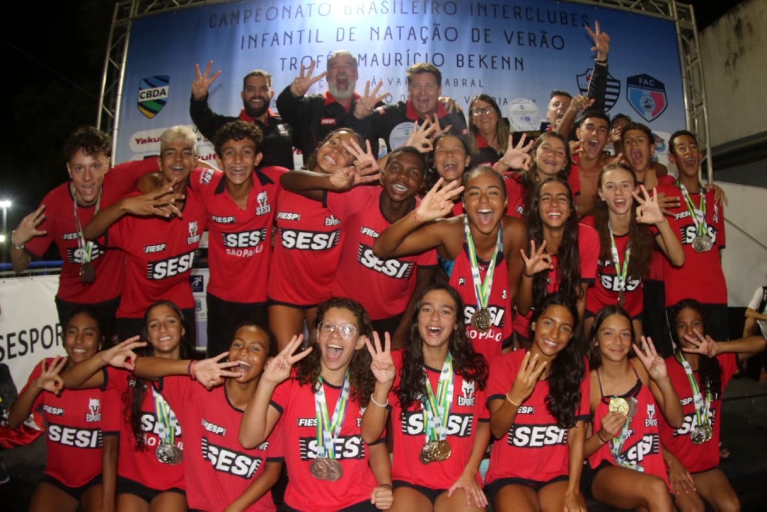 SESI domina e é campeão geral do Troféu Maurício Bekenn 2024