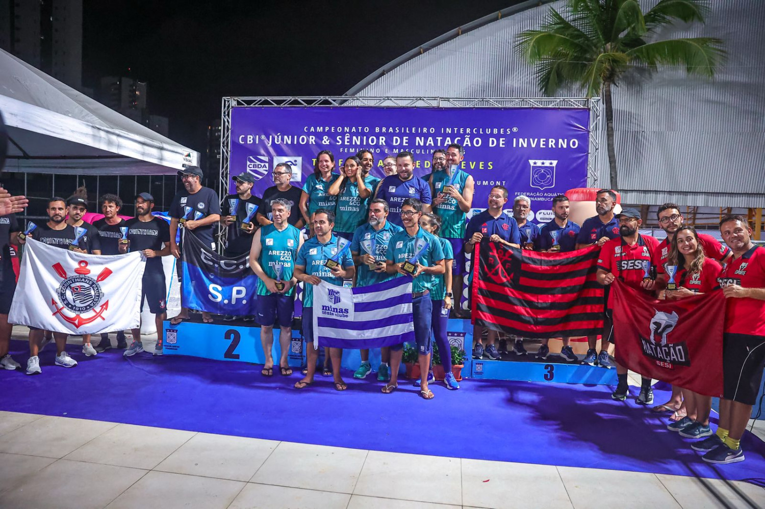 Minas domina e é campeão do Campeonato Brasileiro Junior e Sênior de Natação de Inverno