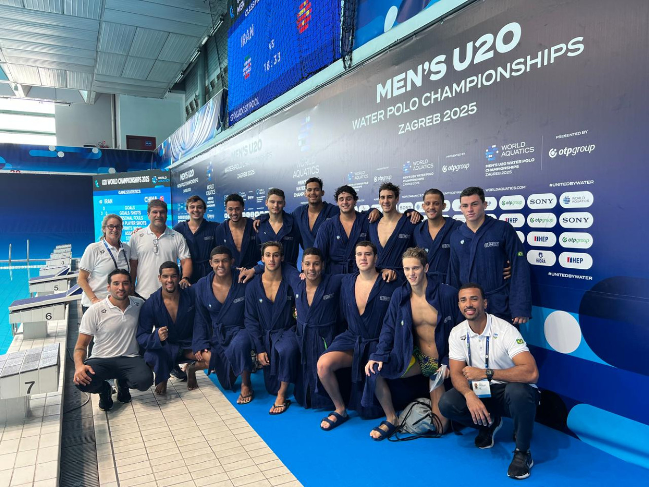 Brasil vence Canadá e encerra Campeonato Mundial sub-20 de Polo Aquático na 13ª colocação