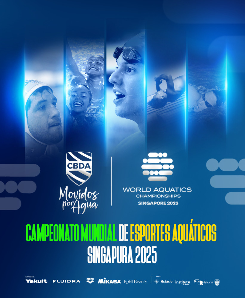 CBDA divulga presskit oficial da Seleção Brasileira para o Mundial de Esportes Aquáticos de Singapura