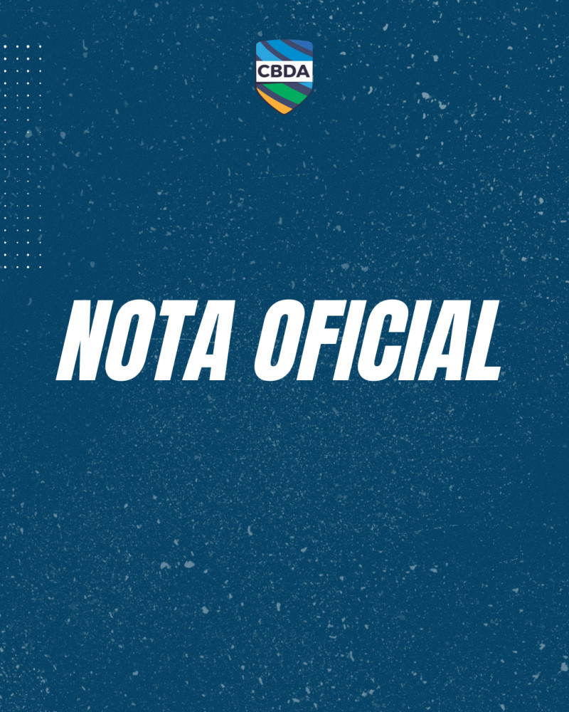Nota oficial - Retorno do atleta Guilherme Caribé do Mundial de Singapura