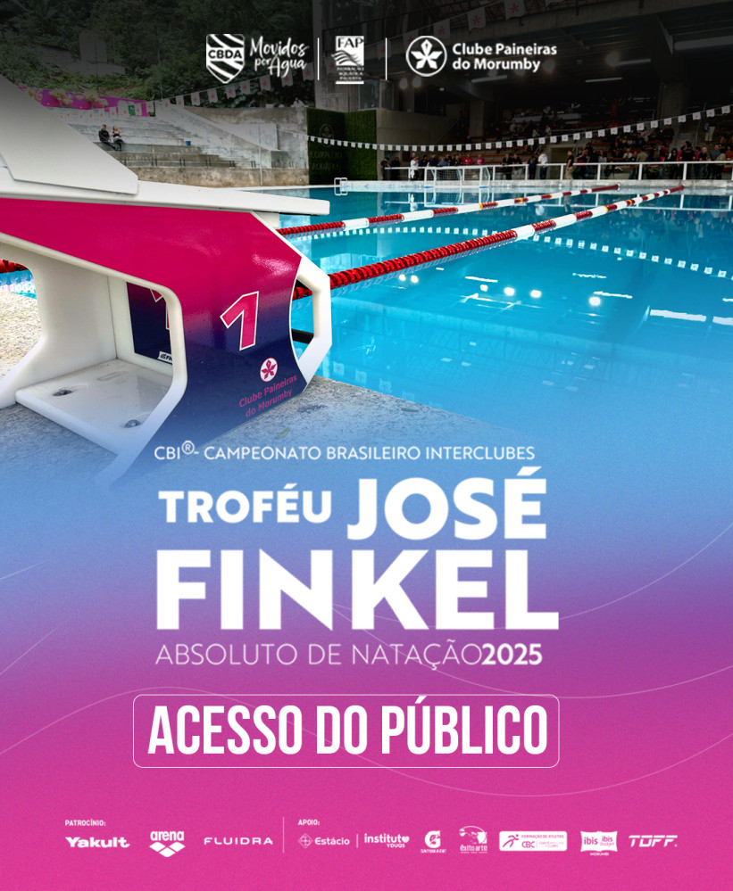 Comunicado - Acesso do público - Troféu José Finkel