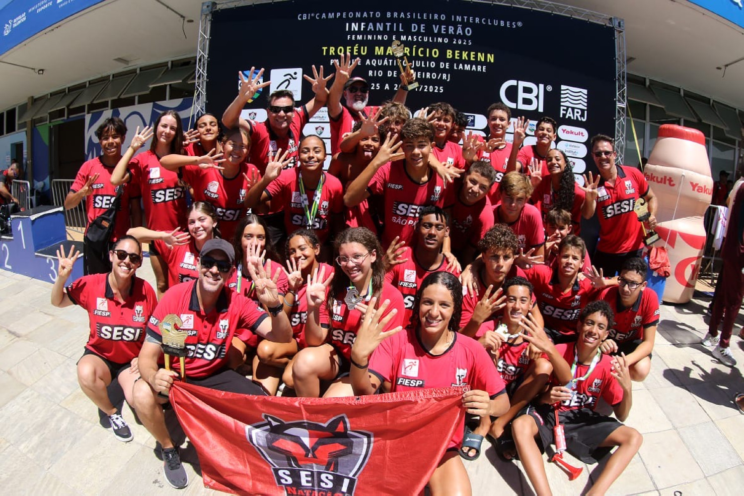 SESI-SP confirma hegemonia e é tetracampeão do Troféu Maurício Bekenn