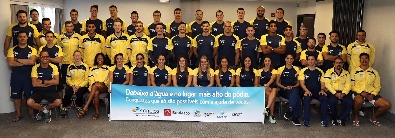 Foto Oficial - Seleção Brasileira de natação