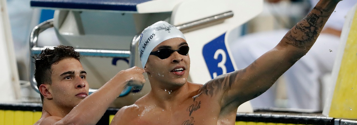 Gabriel Santos e Pedro Spajari nadam para 47s, e Brasil tem revezamento definido para o Pan-Pacific