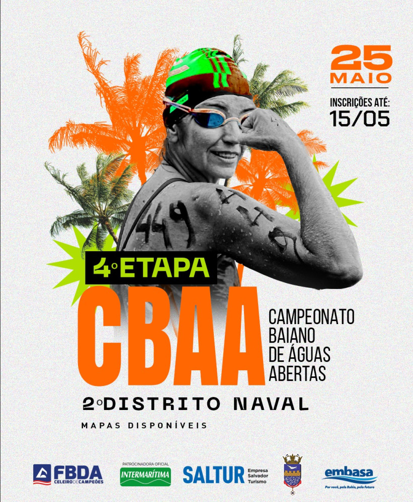 2º Distrito Naval recebe quarta etapa do Campeonato Baiano de Águas Abertas neste domingo (25)