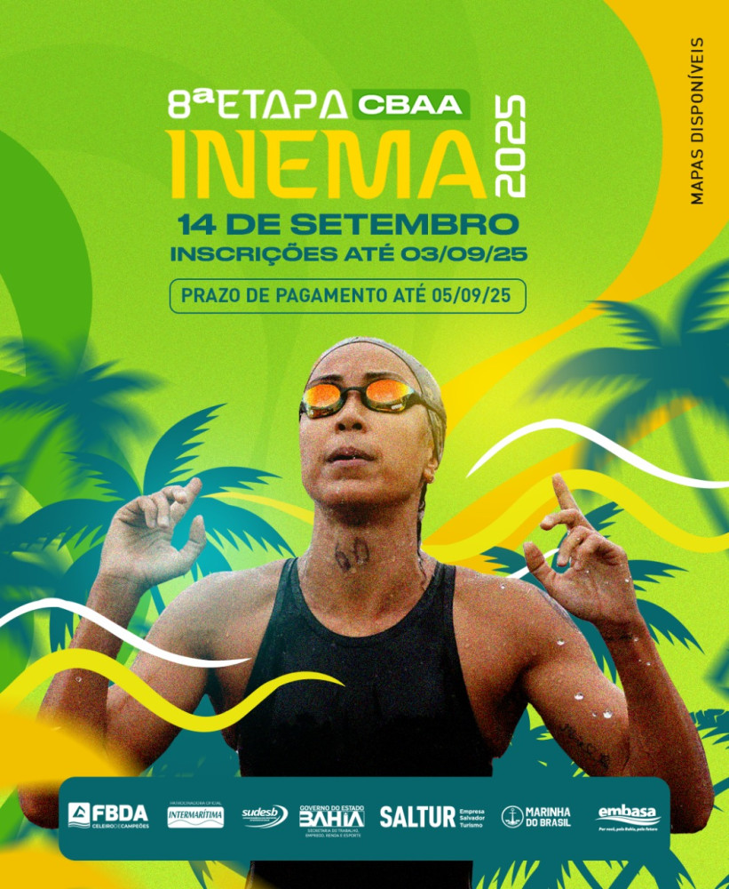 Inema recebe 8ª etapa do Campeonato Baiano de Águas Abertas neste domingo