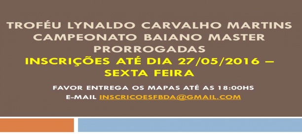 INSCRIÇÕES