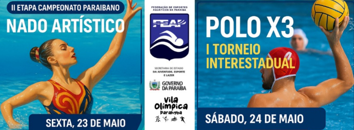FEAP Realiza Competições de Nado Artístico e Polo Aquático na Vila Olímpica