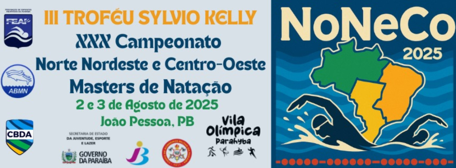 Paraíba será sede do Campeonato Norte-Nordeste-Centro-Oeste Master de Natação