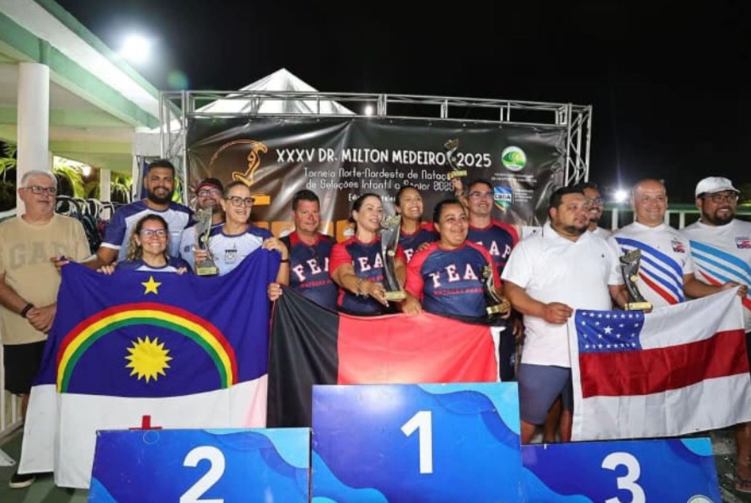 Paraíba conquista título inédito no Campeonato Milton Medeiros de Natação