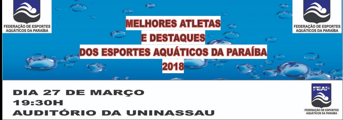 Campeonato Paraibano Absoluto e Masters de Natação. :: Notícia :: FEAP