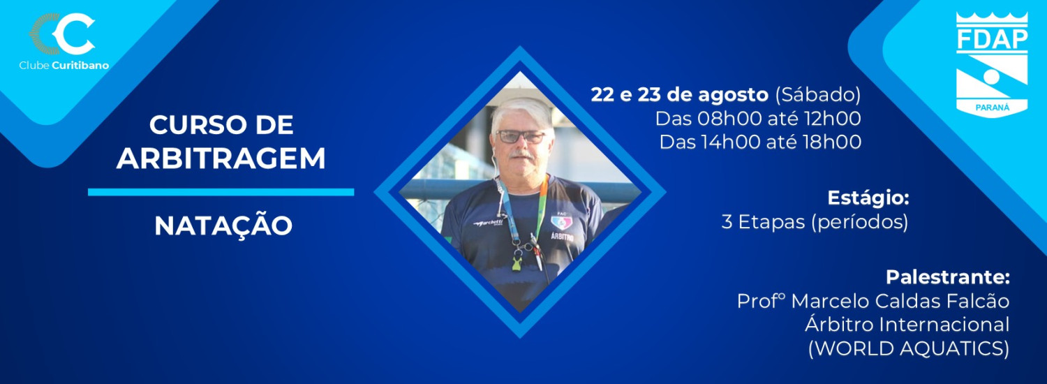 Curso de Arbitragem de Natação - 23 de Agosto de 2025
