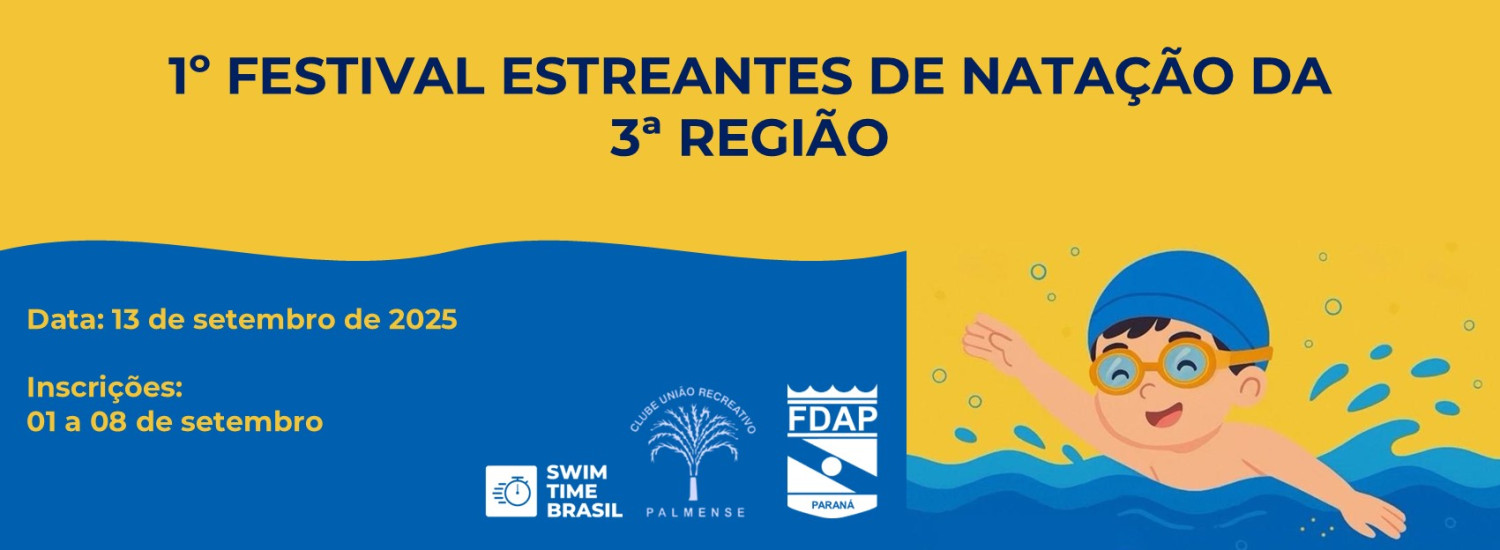 1º Festival Estreantes de Natação 2025 da 3ª Região