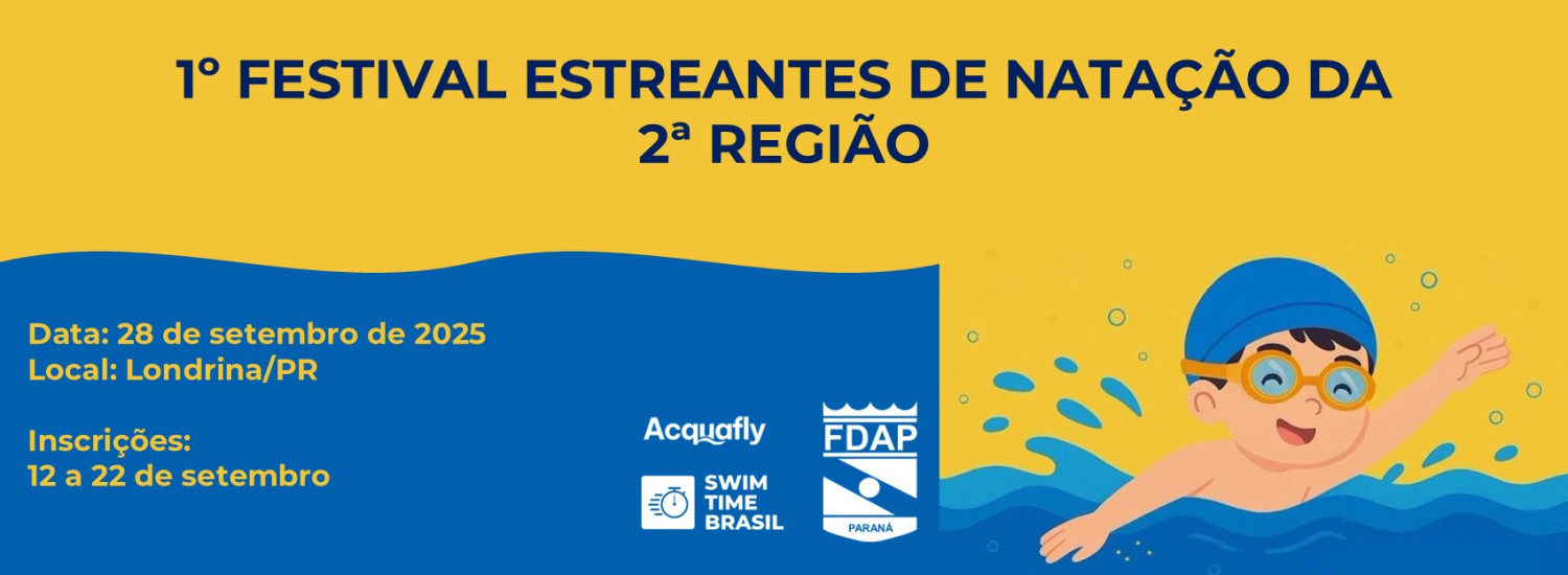 1º Festival Estreantes de Natação 2025 da 2ª Região
